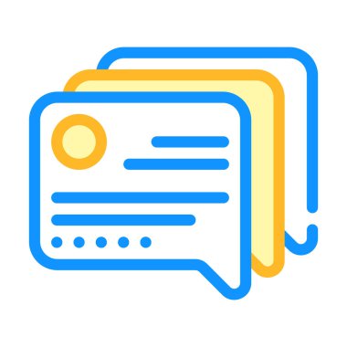 Çerçeve rengi vektör illüstrasyonunu gözden geçir