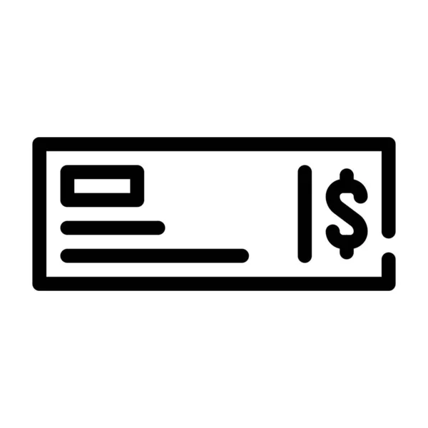 Pago línea de verificación icono vector ilustración aislada — Vector de stock