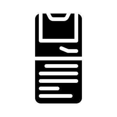 Cep telefonu simgesi çizimi gözden geçir