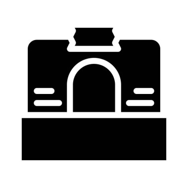 Aracı ofis simgesi vektör izole çizimi