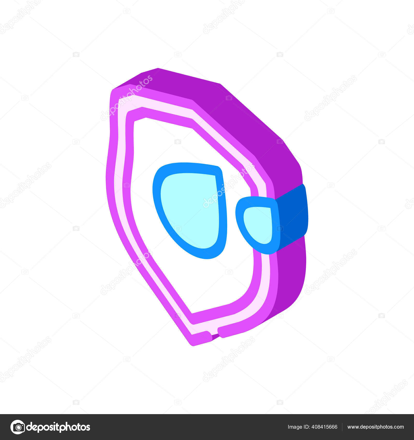 Tetesan Air Pada Gambar Vektor Ikon Isometrik Perisai Stok Vektor C 2037519 Gmail Com 408415666