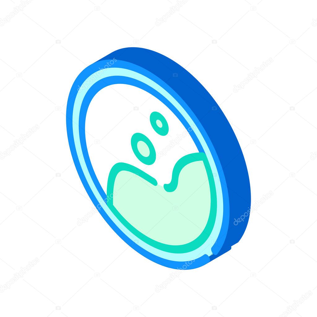 anaplasma phagocytophilum isometric icon vector isolated illustration