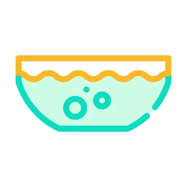Illustration de symbole vectoriel d'icône de couleur de soupe de betterave — Image vectorielle