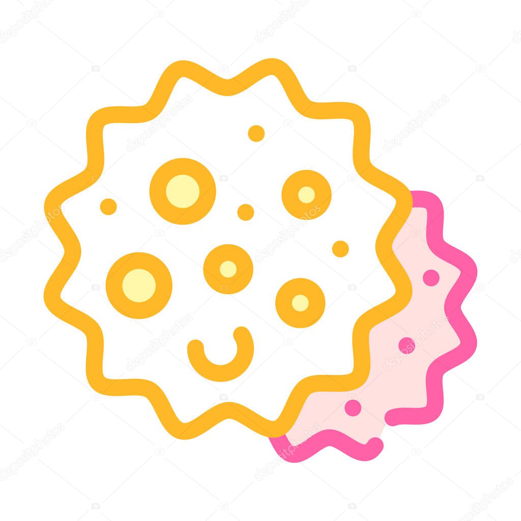 ezekiel bread color icon vector symbol illustration