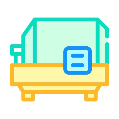 spin santrifüj renk ikonu vektör gösterimi