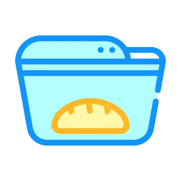 Ekmek makinesi renk ikonu vektör gösterimi — Stok Vektör