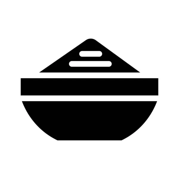 Cool bouillie glyphe icône vectoriel symbole illustration — Image vectorielle