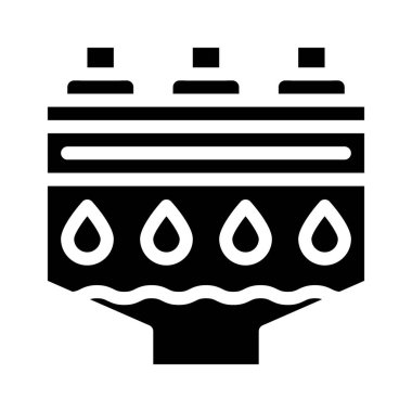 filtreleme makinesi simge vektör gösterimi