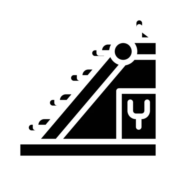Triagem linha glifo ícone vetor símbolo ilustração — Vetor de Stock