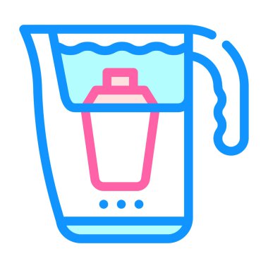 Esrar rengi simgesi düz illüstrasyon filtreleniyor