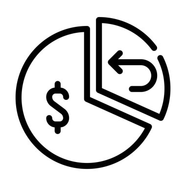 Pasta şeması nakdi ve satır ikonu vektör illüstrasyonunu satın al