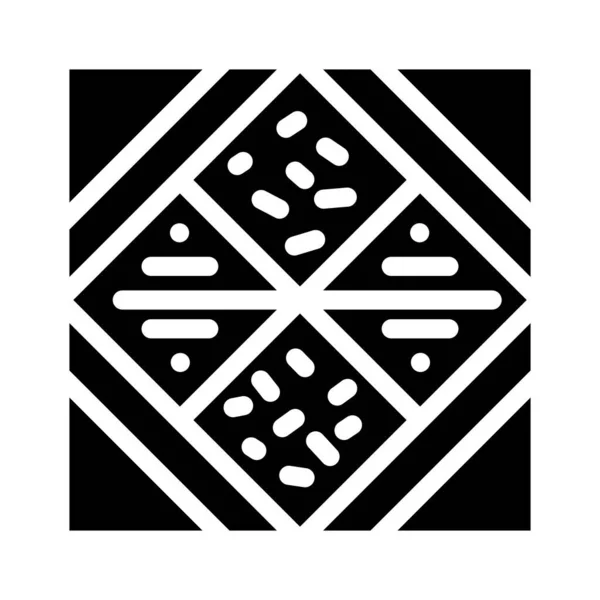 Illustration vectorielle d'icône de glyphe d'organisateur de stockage à base de plantes — Image vectorielle