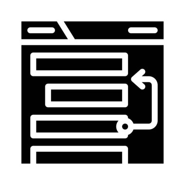 Web sitesi tanıtım yeri seo optimizasyon sembolü vektör illüstrasyonu