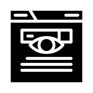 Arama web sitesi seo optimizasyon simgesi vektör illüstrasyonuName