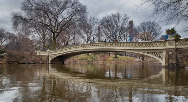 New York Usa December 2018 Fören Bron Central Park New — Stockfoto