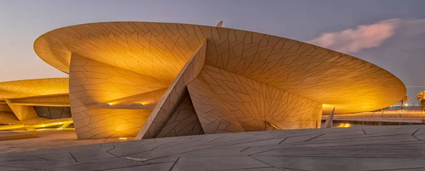 Doha Qatar Ottobre 2019 Museo Nazionale Del Qatar Rosa Del — Foto Stock