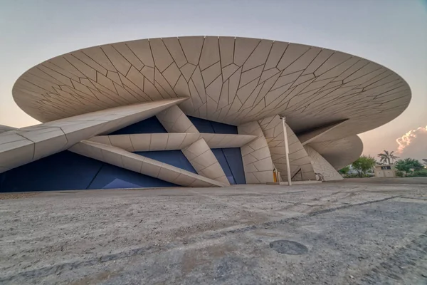 Doha Qatar Octubre 2019 Museo Nacional Qatar Rosa Del Desierto —  Fotos de Stock