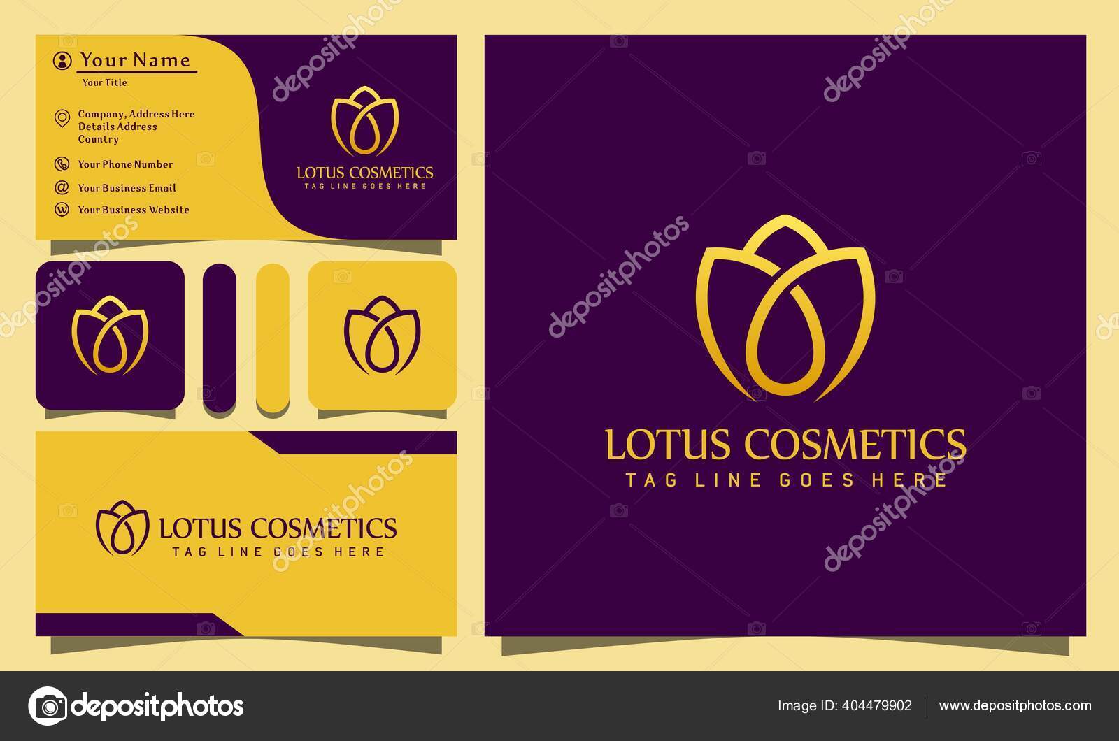 Gold Beauty Lotus Cosmetics Luxury Logos Design Vector Illustration Line  Stock Vector by ©riyanhidayat142378 404479902, image size:1600x1060