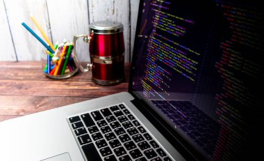 Program kaynak kodunun ekranı