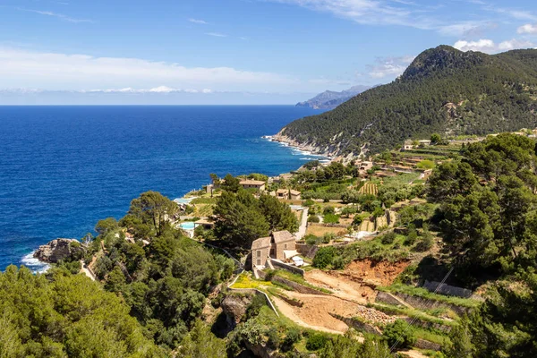 Scenic View Coast Northern Mallorca Bayalbufar Andratx — Stock Photo, Image