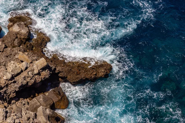 Naturskön Utsikt Över Norra Mallorcas Kust Mellan Bayalbufar Och Andratx — Stockfoto