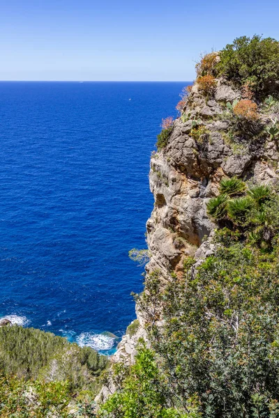 Kuzey Mallorca Kıyısında Bayalbufar Andratx Arasında Manzara — Stok fotoğraf