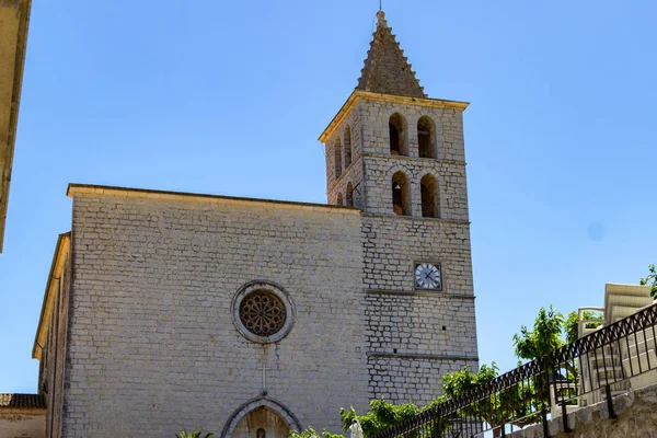 Campanet Község Temploma Mallorca Északi Részén — Stock Fotó