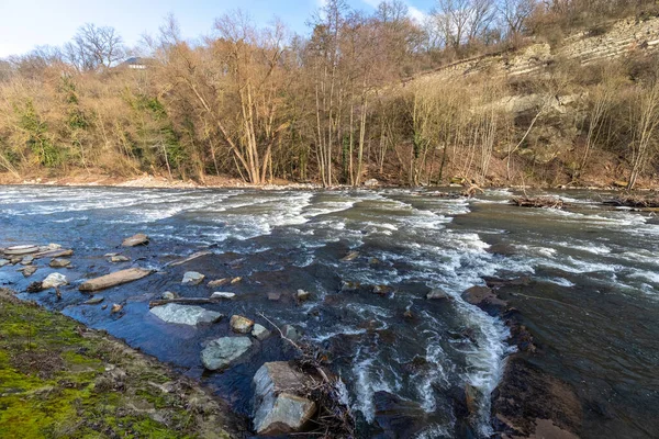 Renaturierter Flusslauf Der Glan Meisenheim — Stockfoto