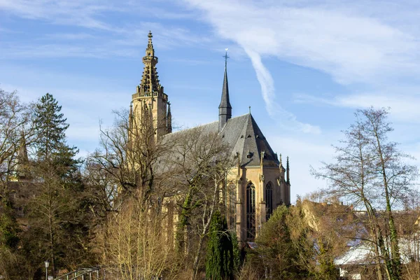 Szenischer Blick Auf Die Schlosskirche Meisenheim — Stockfoto