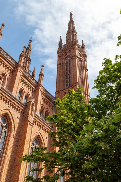 Deux Tours Église Marktkirche Wiesbaden — Photo