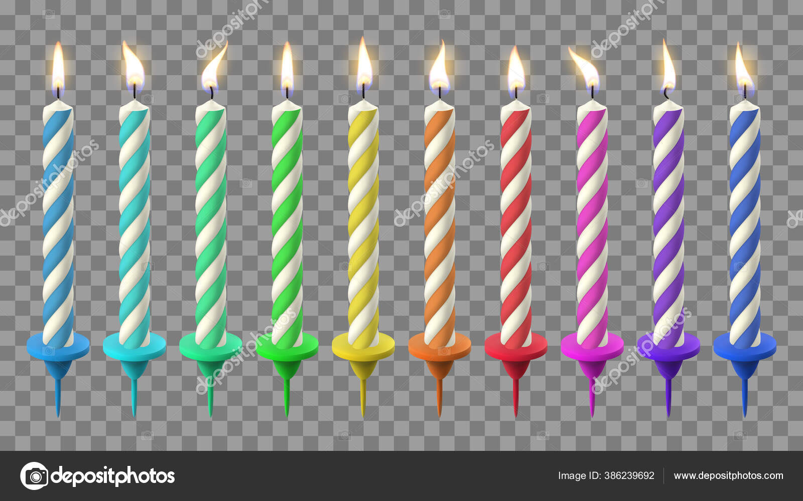 velas de aniversário com números seis e fogo. ícone colorido para  comemoração de aniversário ou festa. luz de velas de férias com cera e vela  de desenho animado engraçado para bolo. ilustração