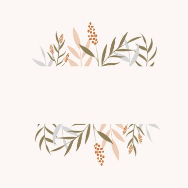 Vektör arka plan tropikal yaprak ile