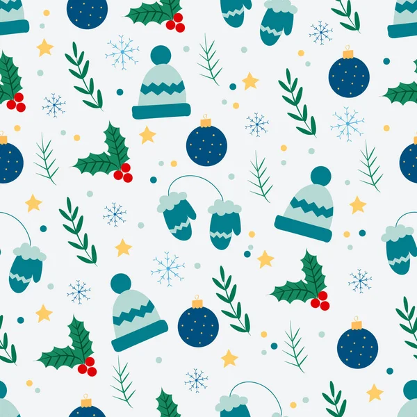 Kusursuz bir Noel deseni. Tatil arkaplanı