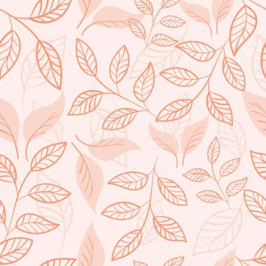 Pembe güllü modern botanik desenli. Çiçek arka planı