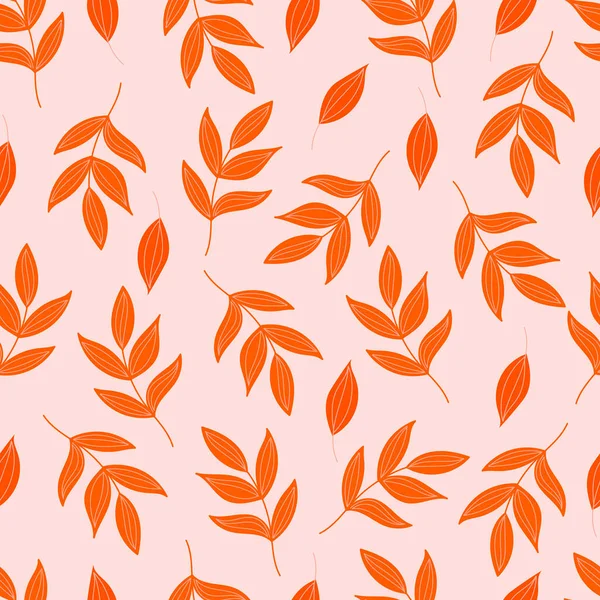 Fond d'automne avec feuilles. — Image vectorielle