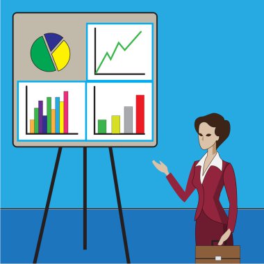 İşadamı başarılı çalışıyor. Yüksek verimlilikle.