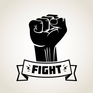 Vintage vektör Fight Özgürlük dövme şablonu için