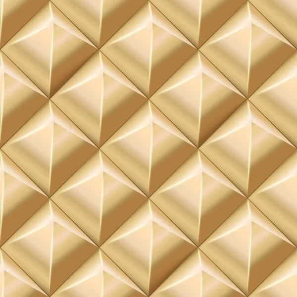 Vector abstrato azulejos ouro sem costura fundo —  Vetores de Stock