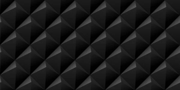 Vector azulejos fundo sem costura pirâmides escuras —  Vetores de Stock