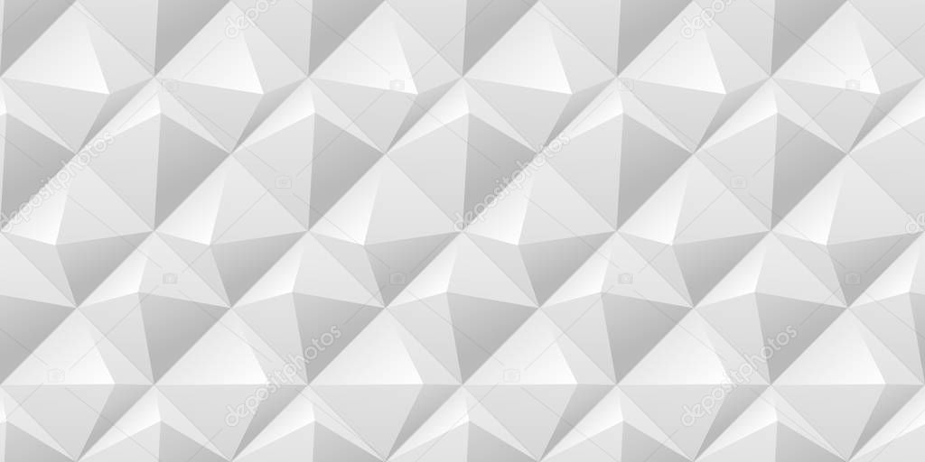 Vector abstract tiled seamless pyramids background