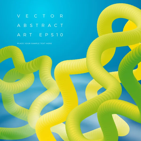 Modelo de banner de ilustração abstrata vetorial — Vetor de Stock