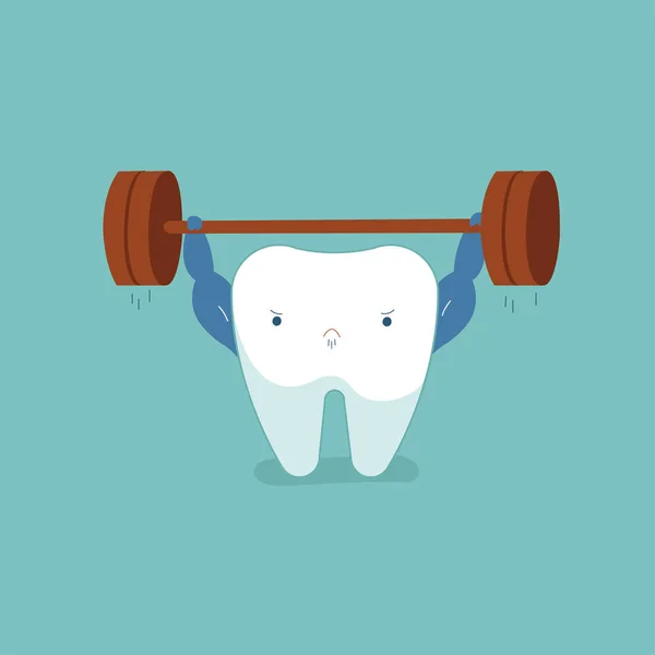 Entrenamiento Dental Para Una Buena Salud Dental — Archivo Imágenes Vectoriales