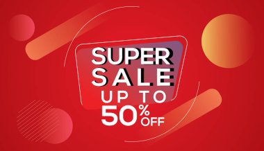 yaratıcı pankart şablonu, özel fiyat teklifinin vektör illüstrasyonu, Eps 10