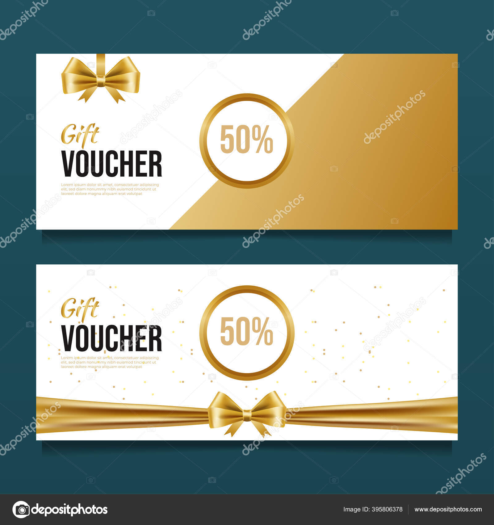 Gift Voucher Template Design Stock Vector Image by ©zein21 #21 Intended For Gift Certificate Log Template