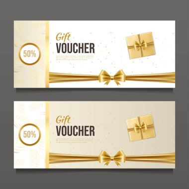 Hediye çeki şablon tasarımını ayarla .