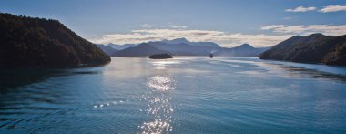 Yeni Zelanda'da Picton Wellington feribot la Cook Girişi Crossing