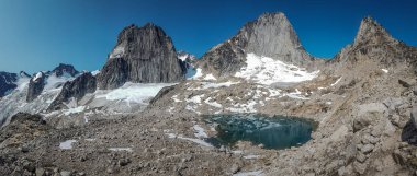 Panoramtic view of Bugaboo provincial park in BC, Canada clipart