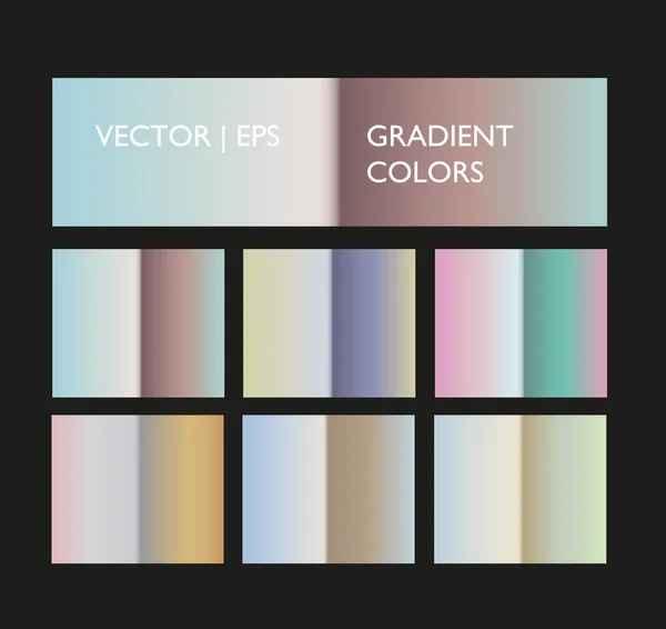 Holographische Palette Weicher Farbhintergrund Holographische Hintergrundvorlage Für Bildschirm Handy Banner — Stockvektor