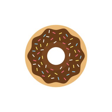 Çikolatalı çörekler vektör çizim sanatı