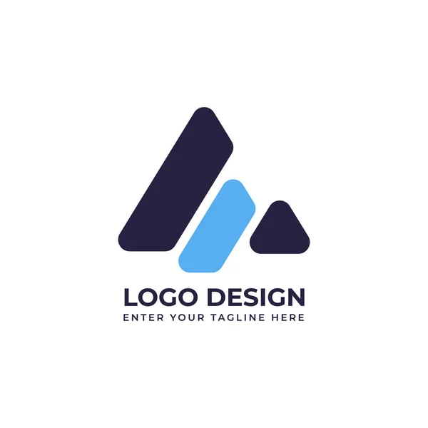 Logotipo Abstracto Vector Para Negocio — Archivo Imágenes Vectoriales